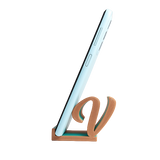 Alphabet Mobile Stand | Personalized Phone Holder with Custom Initials | Desk Accessory for Office, Study Table & Bedside | Pack 1