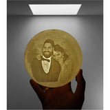 Personalized Moon Lamp – Custom LED Light | Handcrafted Lamp with Names & Messages | Romantic Bedroom & Living Room Decor | Perfect Gift for Birthdays, Anniversaries & Housewarming | Pack 1