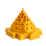 Shri Yantra – Sacred Spiritual Symbol | Religious Accent for Pooja Rooms, Desks & Shelves | Positive Energy Home Decor l Pack 1