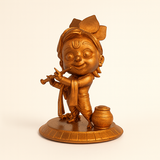 Sanatan Idol – Shree Krishna | Hand-Painted Resin Idol | Spiritual Decor Accent for Pooja Rooms, Shelves & Home | Devotional Gifting for Festivals & Housewarming l Pack 1