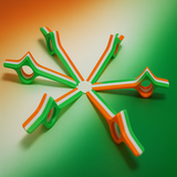 Tricolor Bookmark – Stylish, Compact & Durable Reading Accessory | Premium Gift for Students, Teachers & Book Lovers | Pack 3