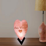 Personalized Heart Moon Lamp – Romantic LED Light | Handcrafted Lamp with Names & Messages | Warm Glow for Bedroom | Anniversary, Birthday & Couple Gift Decor Accent | Pack 1