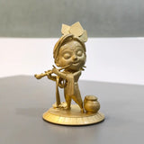 Sanatan Idol – Shree Krishna | Hand-Painted Resin Idol | Spiritual Decor Accent for Pooja Rooms, Shelves & Home | Devotional Gifting for Festivals & Housewarming l Pack 1