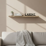 Dual Illusion Nameplate | Handcrafted Personalized Desk Nameplate | Stylish Compact Gift for Couples l Pack 1