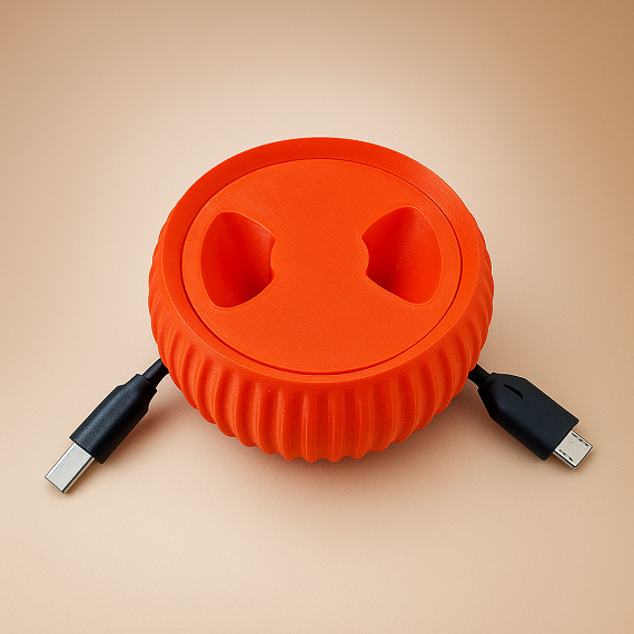 Cable Organizer | Cable Holder for Desk & Bedside | Stylish Wire & Charger  Organizer for Office, Study & Home | Pack 1