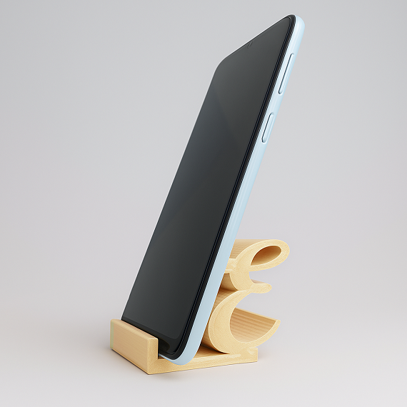 MITRAYAA Alphabet Mobile Stand | Personalized Phone Holder with Custom Initials | Desk  Accessory for Office, Study Table & Bedside | Pack 1