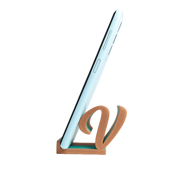 MITRAYAA Alphabet Mobile Stand | Personalized Phone Holder with Custom Initials | Desk  Accessory for Office, Study Table & Bedside | Pack 1