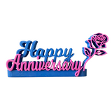 MITRAYAA Creative Nameplate – Happy Anniversary | Desk & Home Decor | Thoughtful Gift for  Couples, Weddings & Anniversaries | Pack 1