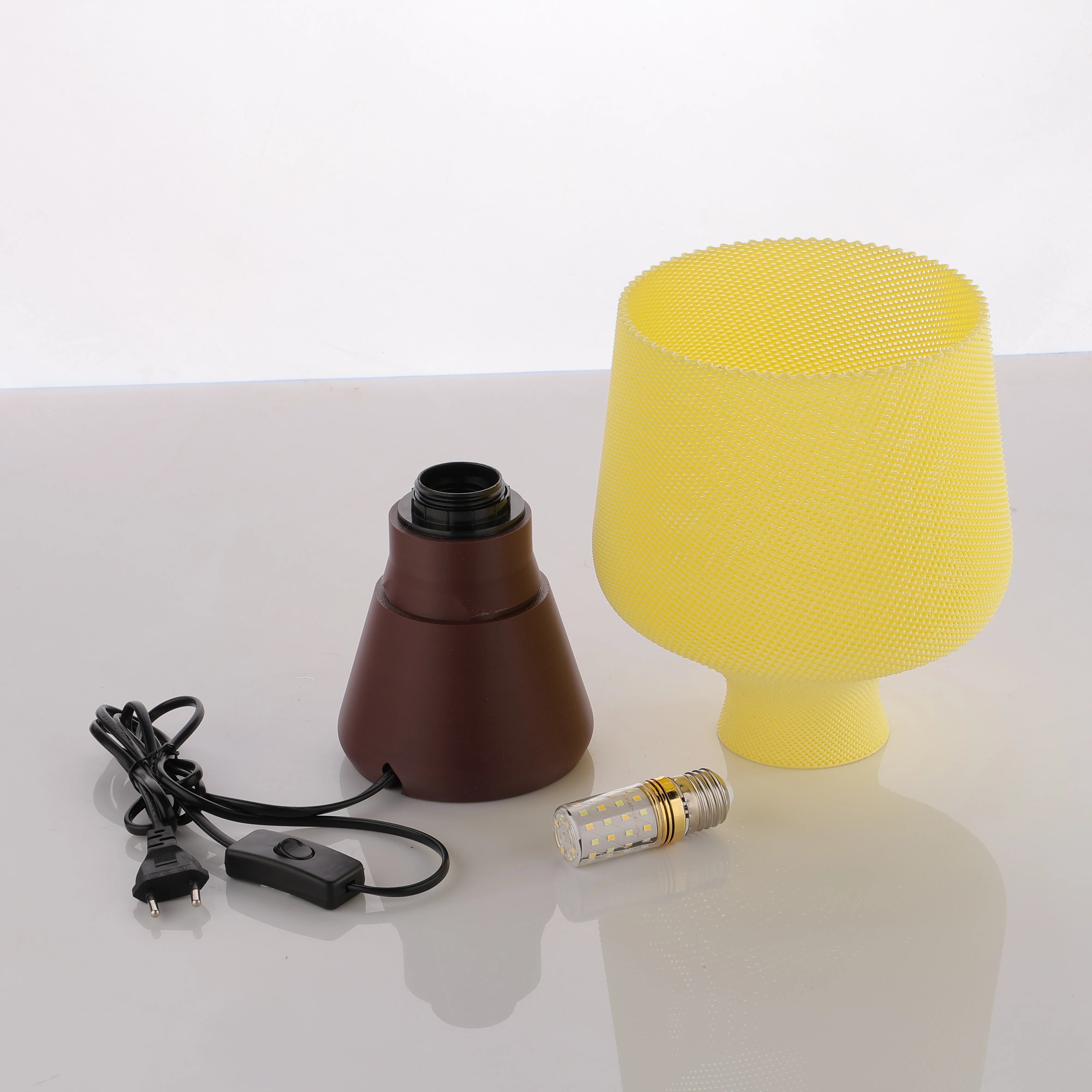 MITRAYAA Designer Table Lamp - Caelora | LED Light for Desk, Bedside & Living Room |  Handcrafted Modern Design for Home & Office Decor | Pack 1