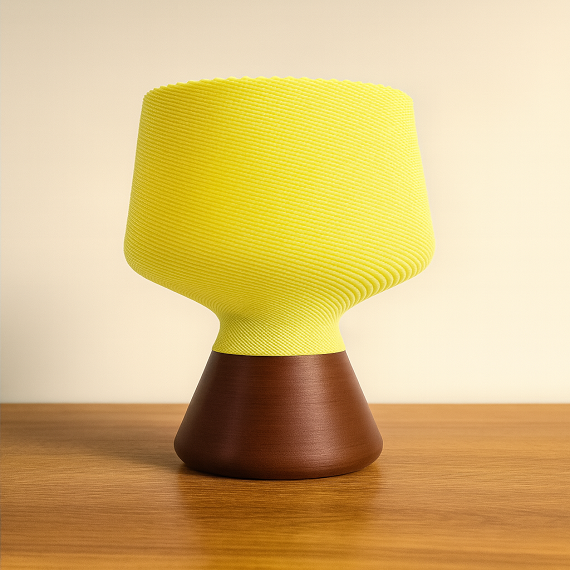 MITRAYAA Designer Table Lamp - Caelora | LED Light for Desk, Bedside & Living Room |  Handcrafted Modern Design for Home & Office Decor | Pack 1