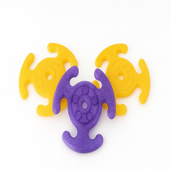 MITRAYAA Premium Fidget Spinner – Stress Relief Desk Toy | Compact & Portable Focus  Spinner for Students, Professionals & Adults | Pack 3