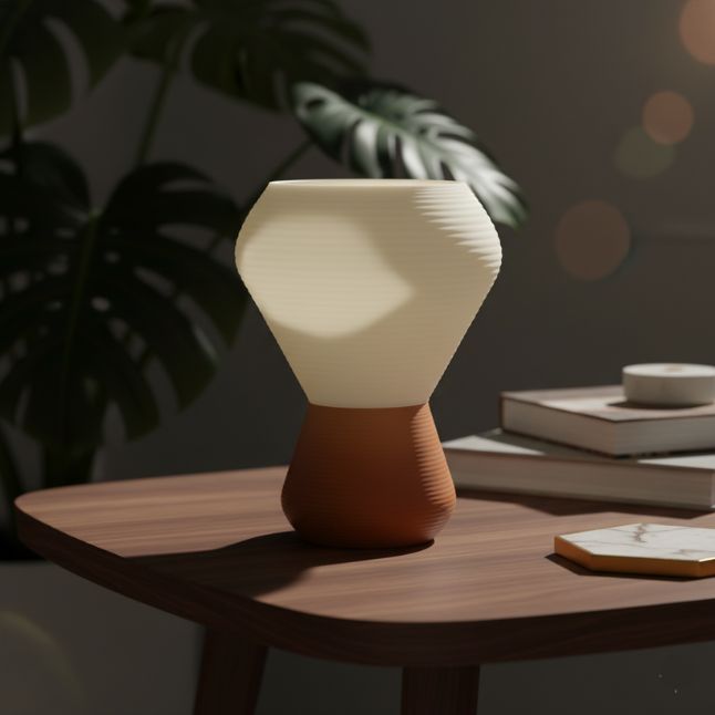 Designer Table Lamp - Helios l LED Lamp | Handcrafted Artisanal  Lighting | Elegant Bedside & Study Table Decor | Designer Home & Office Lamp | Pack 1