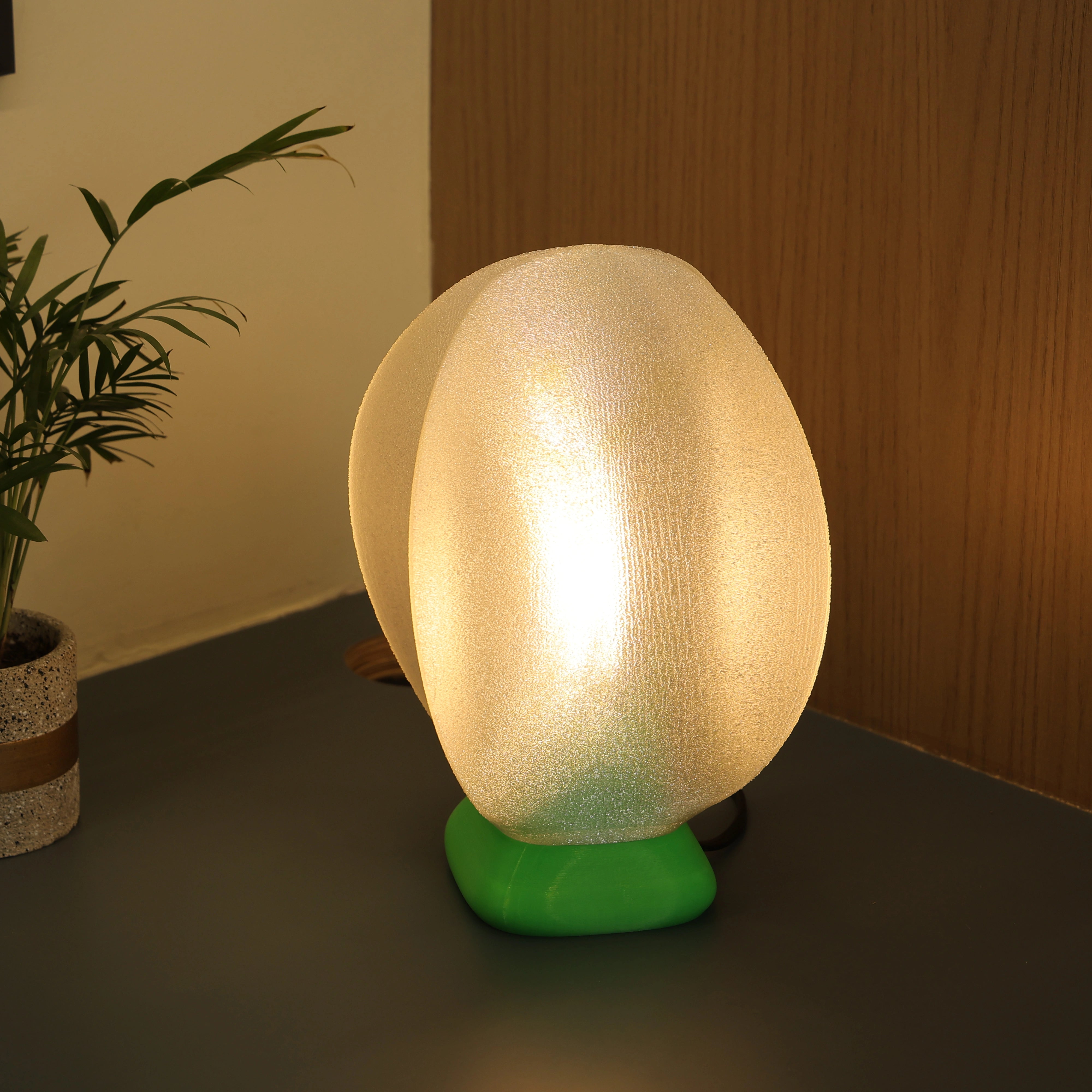 MITRAYAA Designer Table Lamp - Etherea | Handcrafted Modern Decor for Living Room,  Bedroom & Meditation Corner | Elegant Sculpture for Stylish Home Interiors | Pack 1