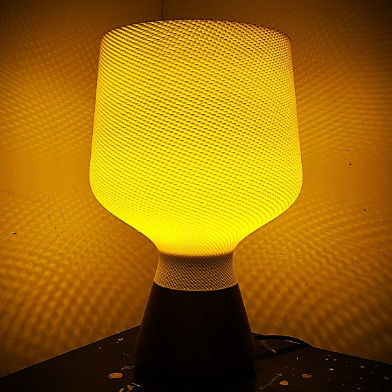 MITRAYAA Designer Table Lamp - Caelora | LED Light for Desk, Bedside & Living Room |  Handcrafted Modern Design for Home & Office Decor | Pack 1