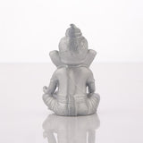 Medhira Ganesha Idol – Divine Calm in Gold and Silver