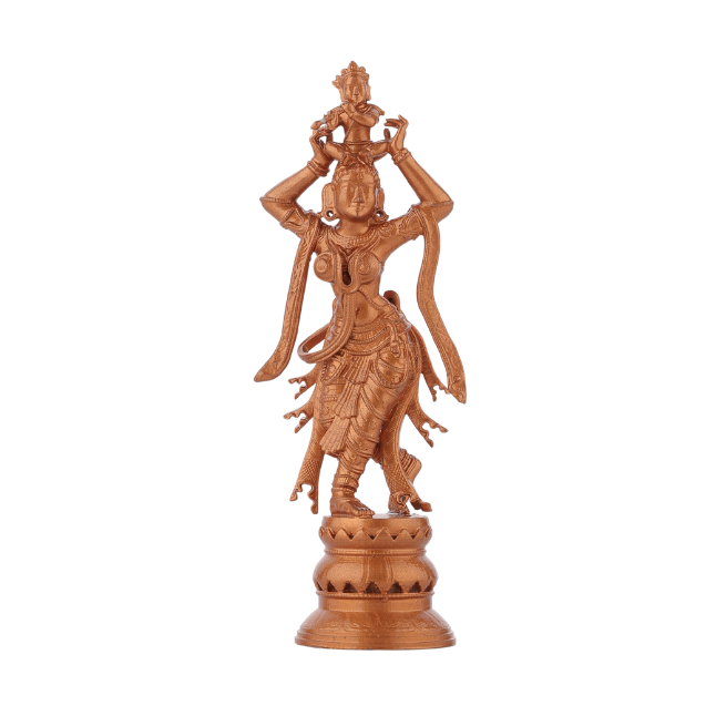 Sanatan Idol – Mata Yashoda | Hand-Painted Resin Spiritual Figurine | Imported  UV Resin | Perfect Idol for Pooja Room, Shelves & Gifting | Divine Religious Decor Accent |  Pack 1