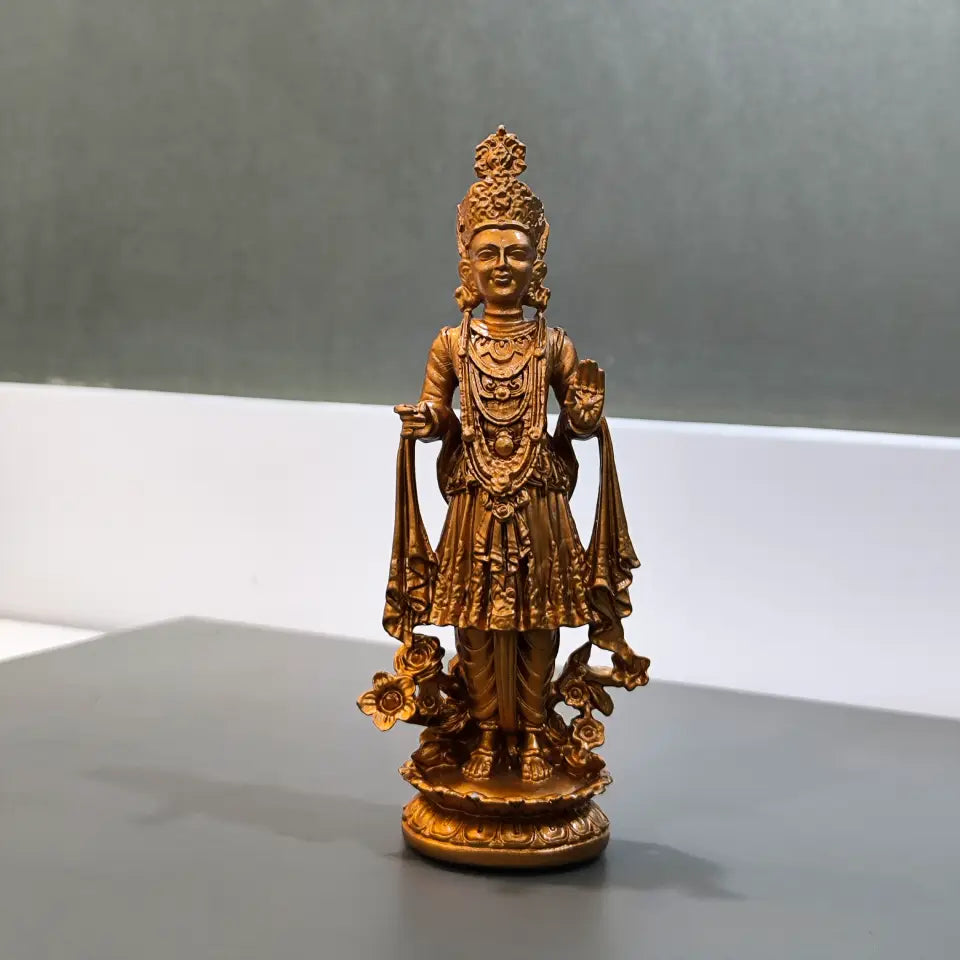 MITRAYAA Sanatan Idol – Shree Swaminarayan | Handcrafted & Hand-Painted UV Resin  Idol | Religious Decor Piece | Spiritual Accent for Home, Pooja Room & Gifting l Pack 1