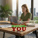 Creative Nameplate – There’s Only One | Inspirational Desk & Shelf Decor | Gift for Office, Study & Home Decor | Compact Table Accent | Pack 1