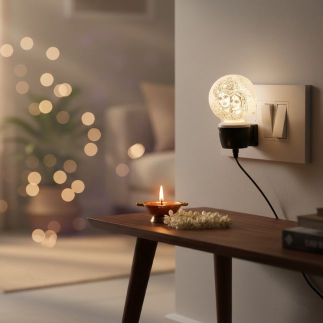 Personalized Moon Lamp | Customizable Night Lamp with Names & Messages |  LED Light for Bedroom, Study Desk & Home Decor l Pack 1