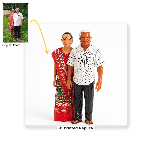 MITRAYAA Human Miniature Statue – Handcrafted Figurine | Artistic Hand-Painted Human  Form Decor | Sculpture for Shelves, Tables & Display Cabinets | Elegant Collectible Gift Piece |  Pack 1