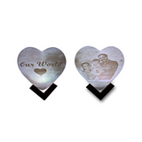 MITRAYAA Personalized Heart Moon Lamp – Romantic LED Light | Handcrafted Lamp with  Names & Messages | Warm Glow for Bedroom | Anniversary, Birthday & Couple Gift Decor  Accent | Pack 1