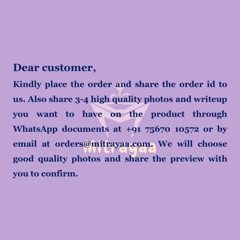 Customer note